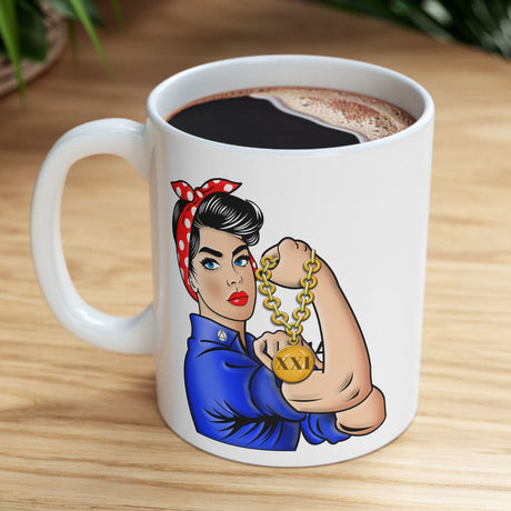 Customized Rosie The Riveter AA Ceramic Mug