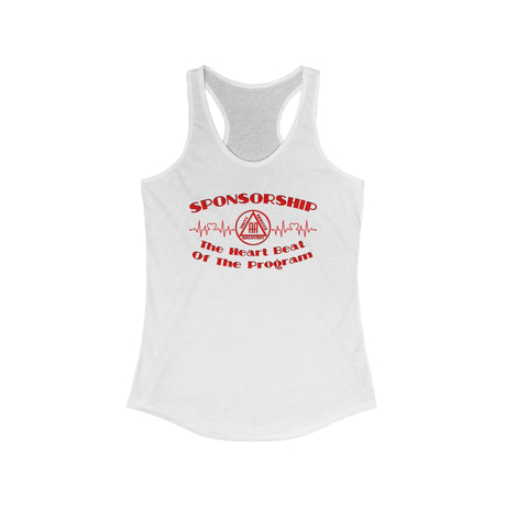 AA Sponsorship The Heart Beat AA Racerback Tank