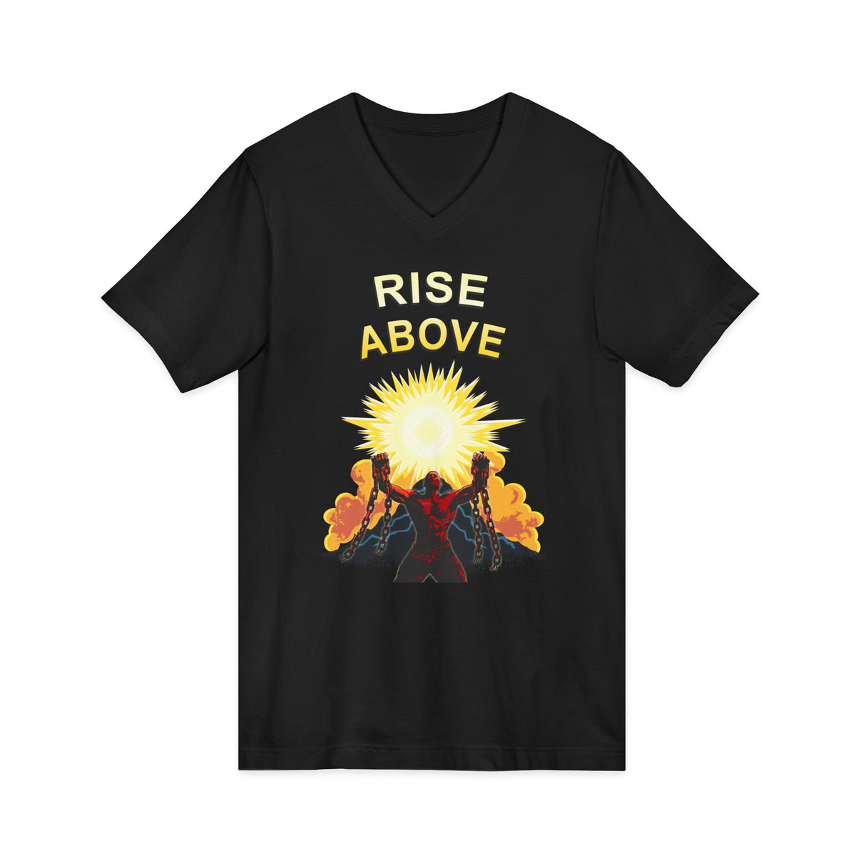 Rise Above V.2 dtg V-Neck Tee