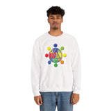 Circle Of Love dtg Crewneck Sweatshirt