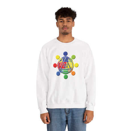 Circle Of Love dtg Crewneck Sweatshirt