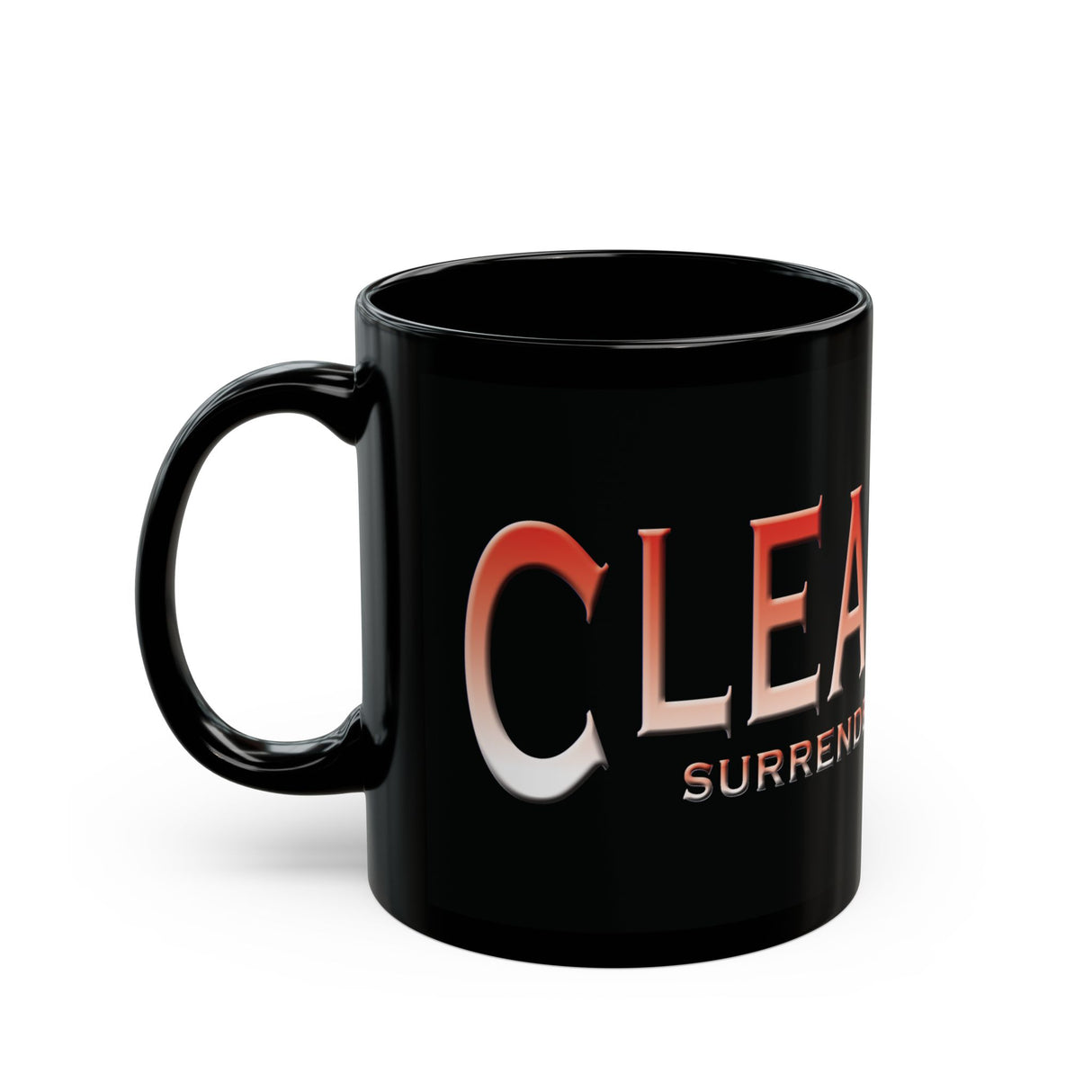 Clean Life - Surrender 11oz Black Mug