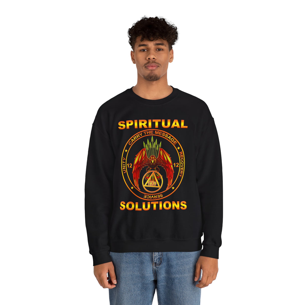 AA Spirital Solutions V.2 dtg Crewneck Sweatshirt