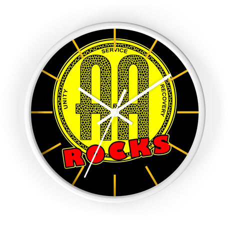 AA Rocks Wall Clock