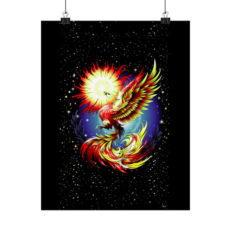 Pheonix Rising Vertical Posters