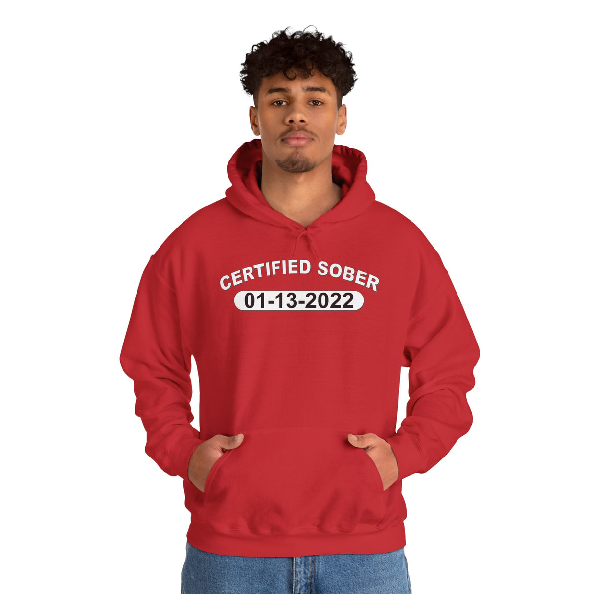 Custom AA Certified Sober Date Hoodie