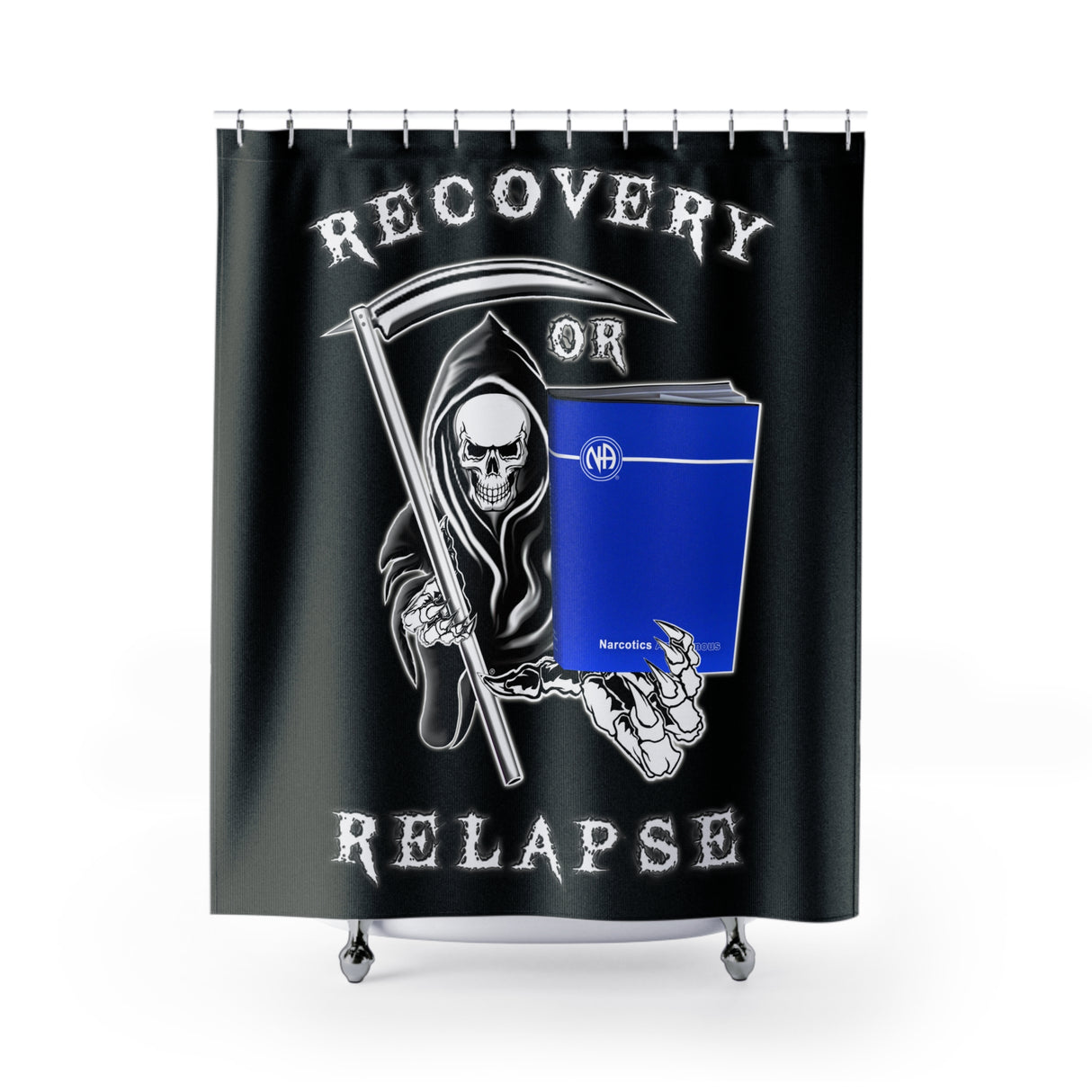 Recovery Or Relapse Shower Curtains