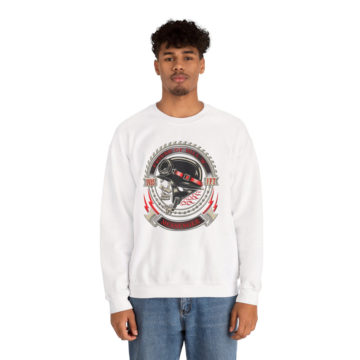 Billl W 1935 Messenger dtg Crewneck Sweatshirt
