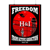 Freedom From Addiction Vertical Posters