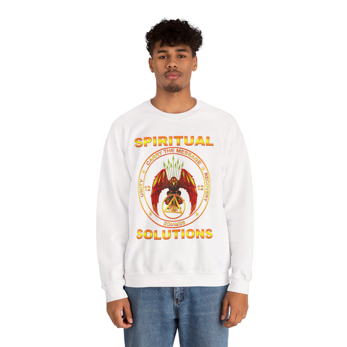 AA Spirital Solutions V.2 dtg Crewneck Sweatshirt