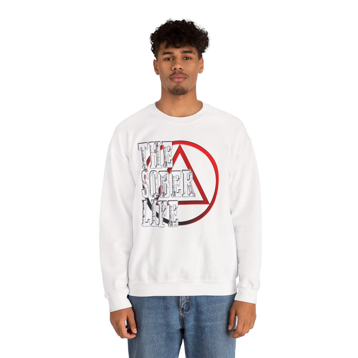 The Sober Life dtg Crewneck Sweatshirt