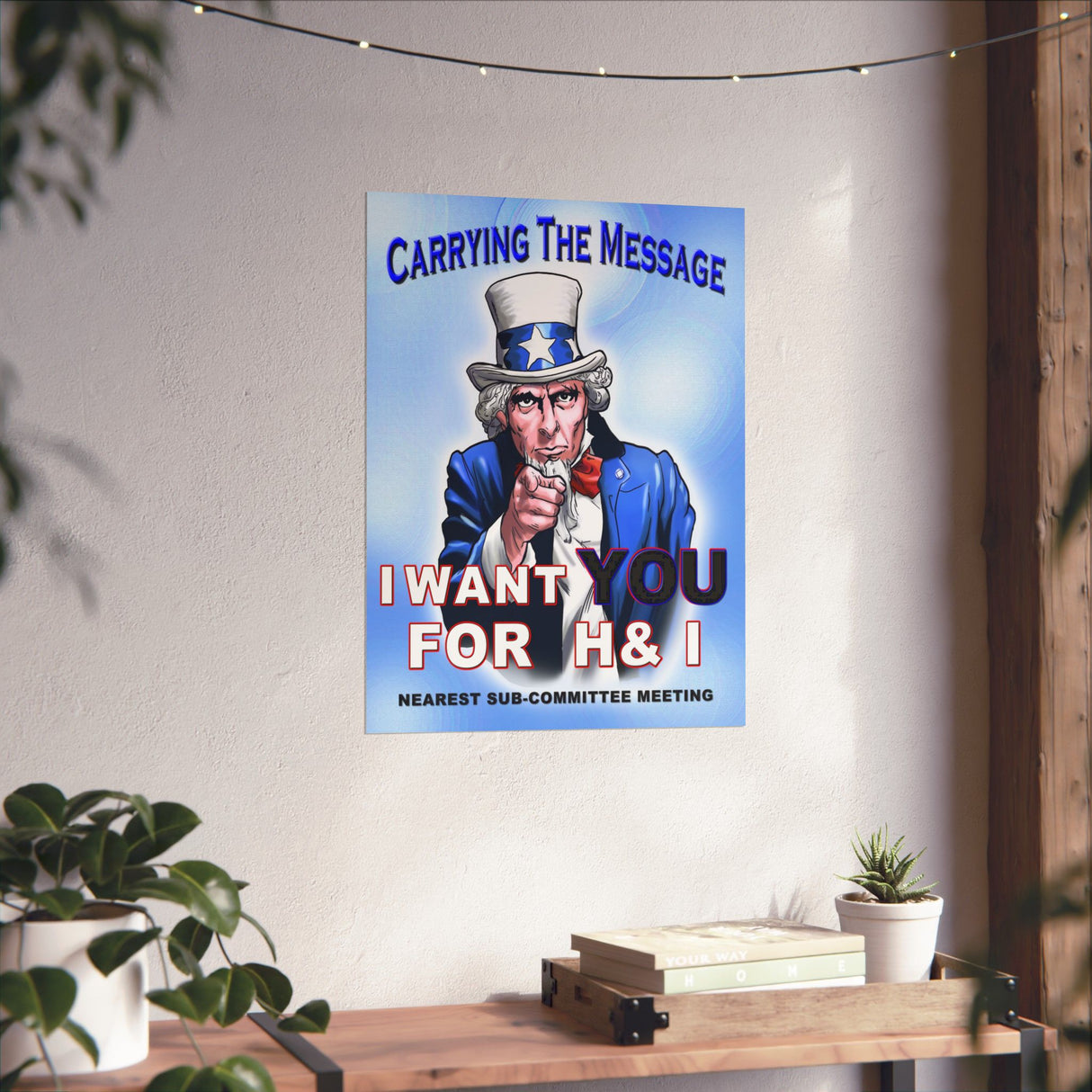 H&I Uncle Sam I Want You Vertical Posters