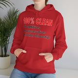 100% Clean V.2 dtg Hoodie
