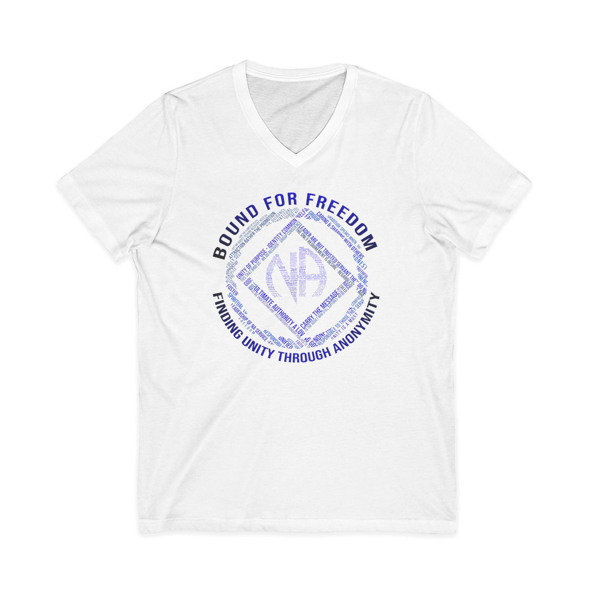 Bound For Freedom dtg V-Neck Tee