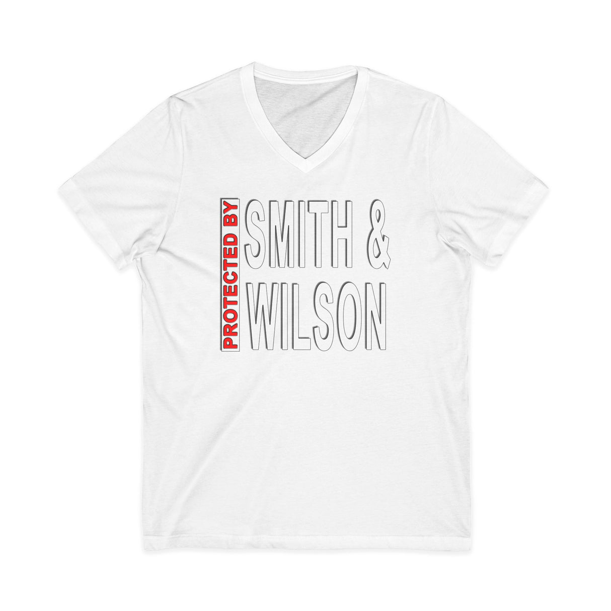 Protected By Smith & Wilson AA V-Neck Tee