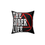 AA The Sober Life Pillow