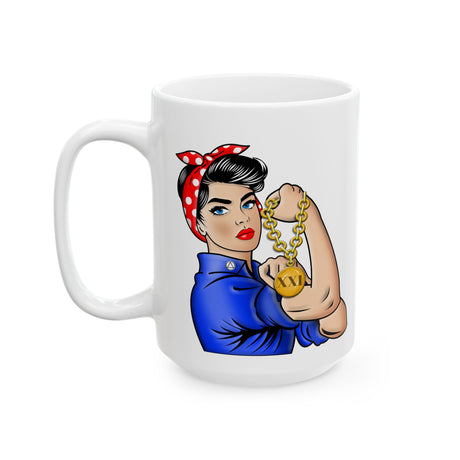 Customized Rosie The Riveter AA Ceramic Mug