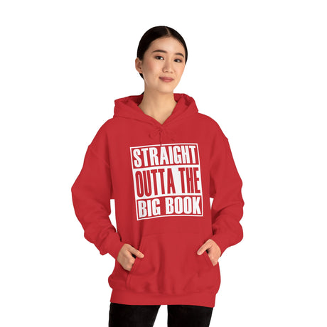 Straight Outta The Big Book AA dtg Hoodie