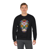 AA Sugar Skull dtg Crewneck Sweatshirt