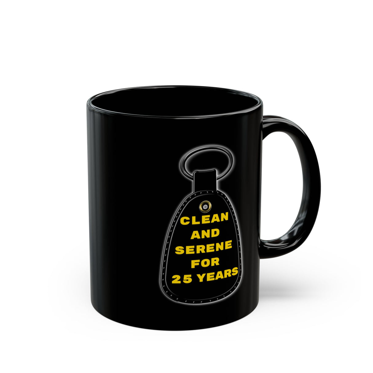 Customized Black Key Tag 11/15oz Black Mug