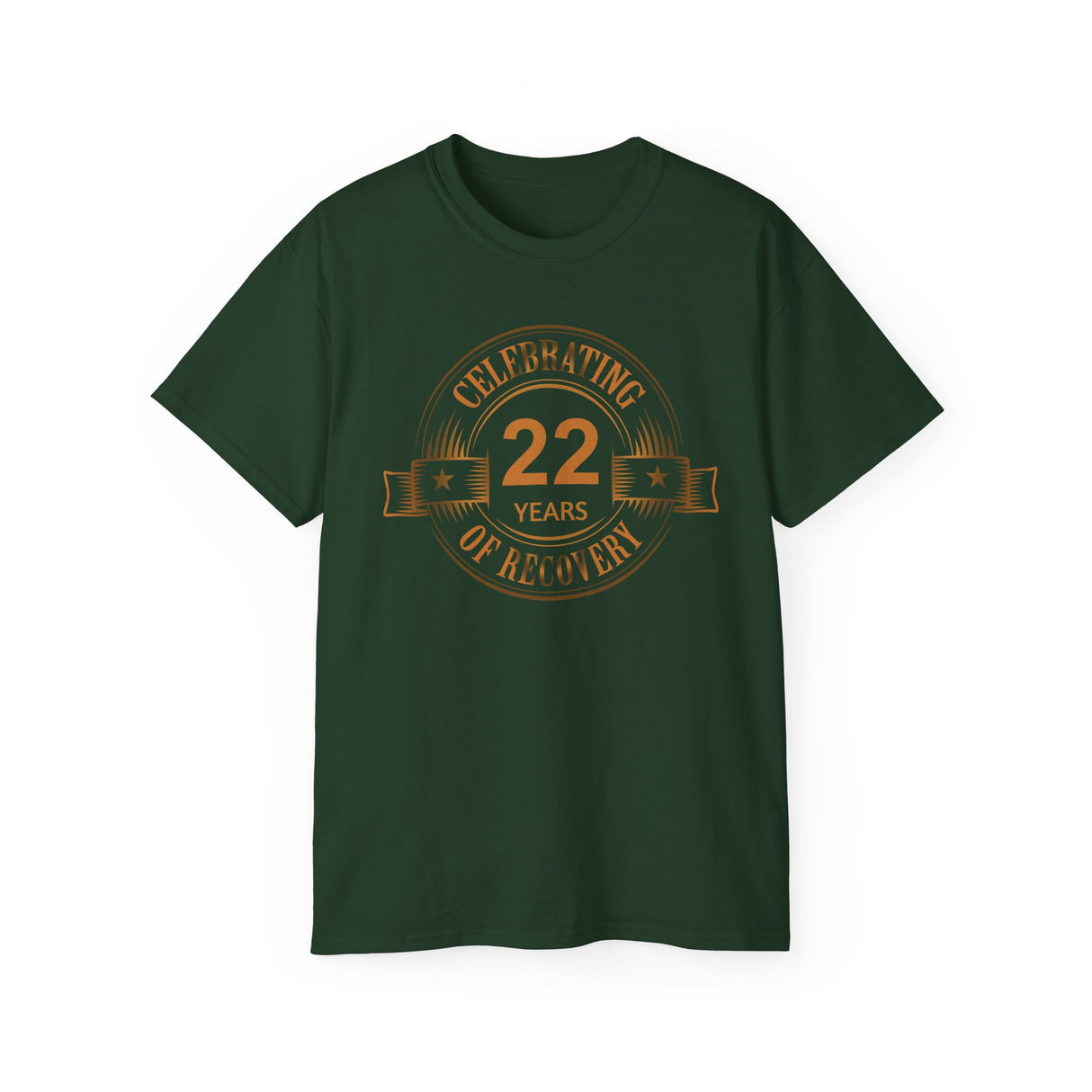 Custom Celebrating Recovery Badge dtg Tee