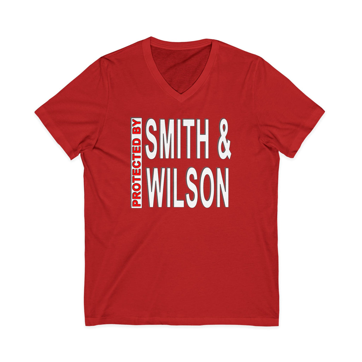 Protected By Smith & Wilson AA V-Neck Tee