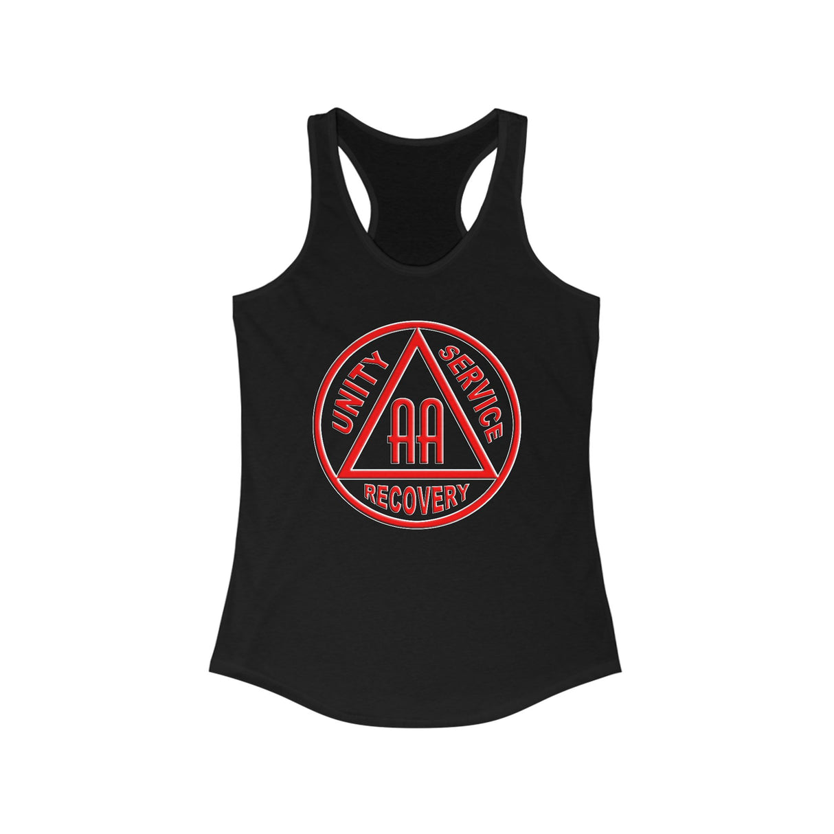 Red & Black AA Symbol AA Racerback Tank