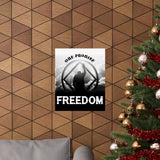 Blessed With Freedom Vertical Posters