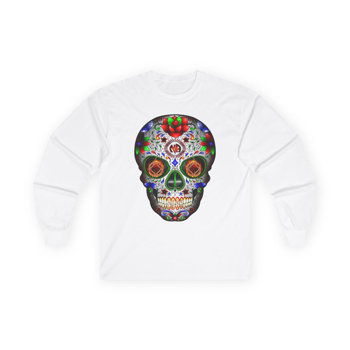 Sugar Skull V 2.0 Long Sleeve dtg Tee