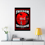 Freedom From Addiction Vertical Posters