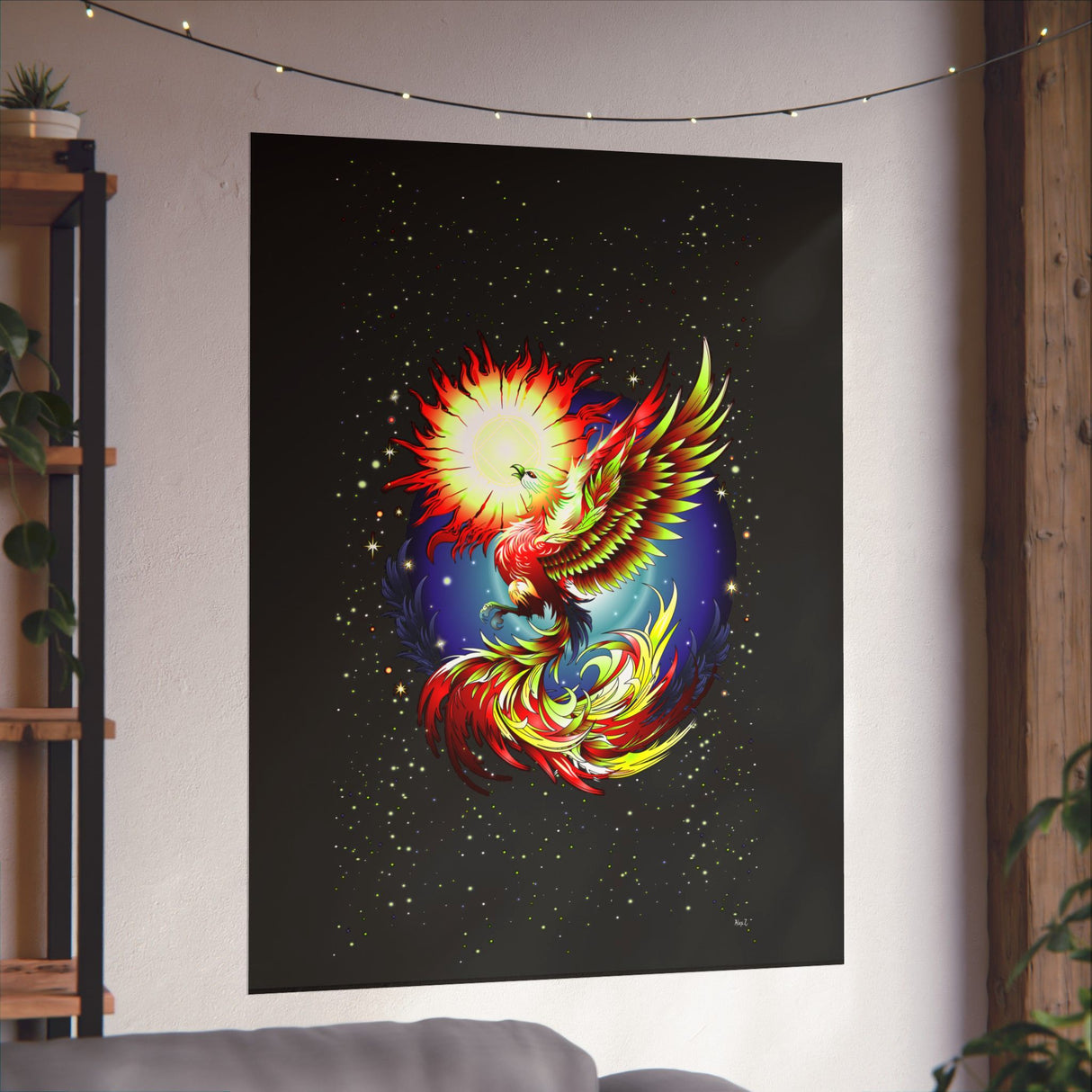 Pheonix Rising Vertical Posters