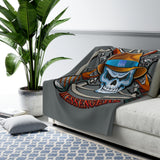 AA Unloaded Messenger Fleece Blanket