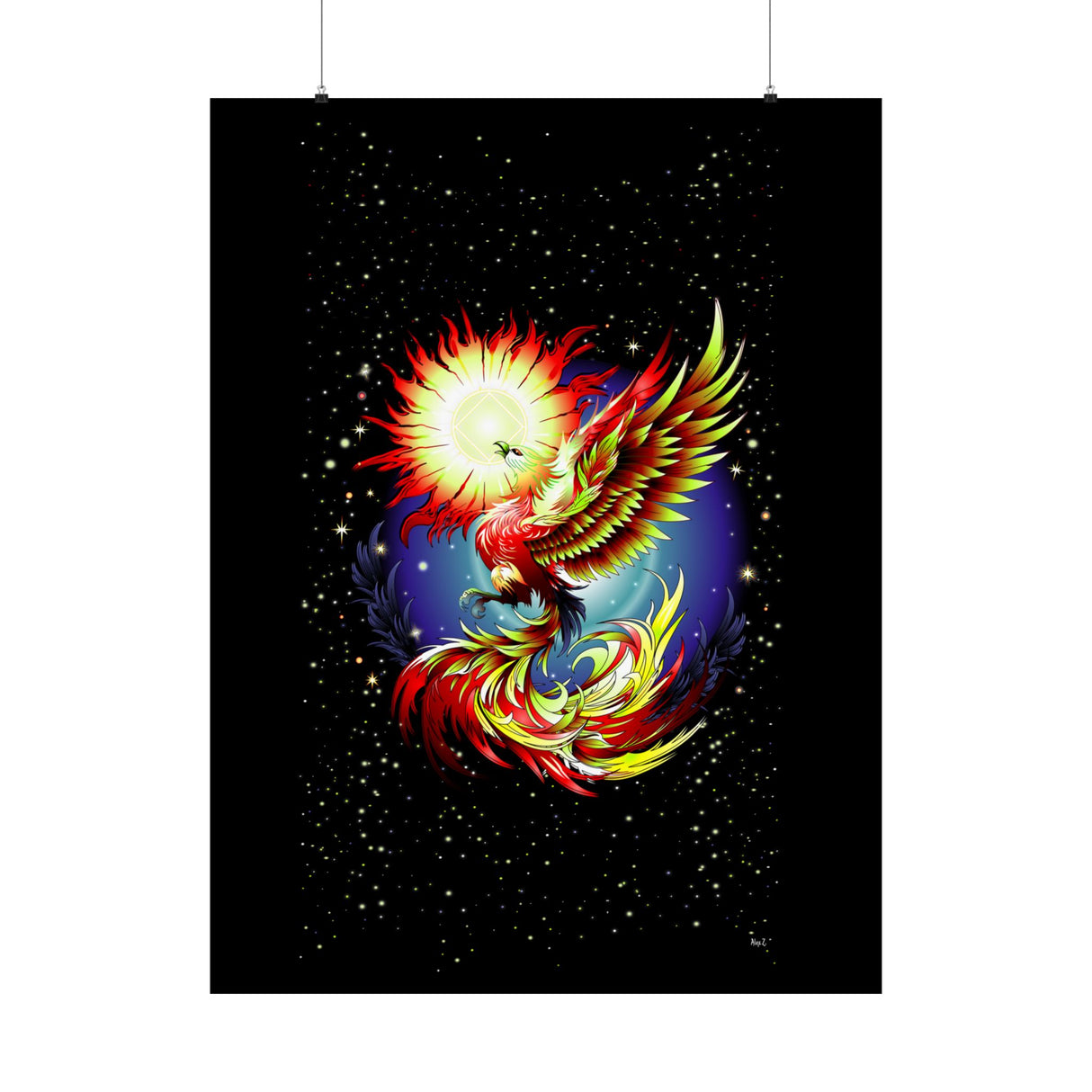 Pheonix Rising Vertical Posters