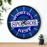 World's Best Sponsor Wall Clock