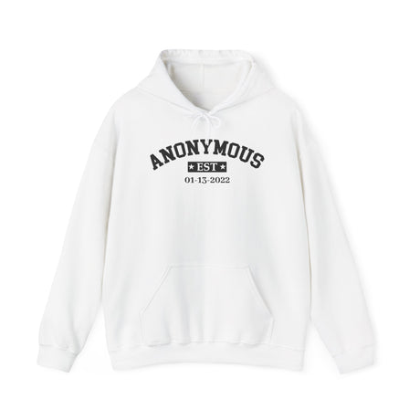 Custom Anonymous Est Clean Date Hoodie