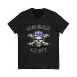 Live Clean Or Die V.2 dtg V-Neck Tee