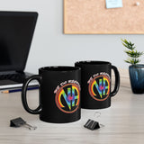 We Do Recover Rainbow 11/15oz Black Mug