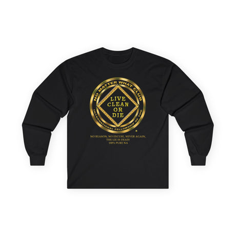 No Matter What Club Gold Long Sleeve dtg Tee