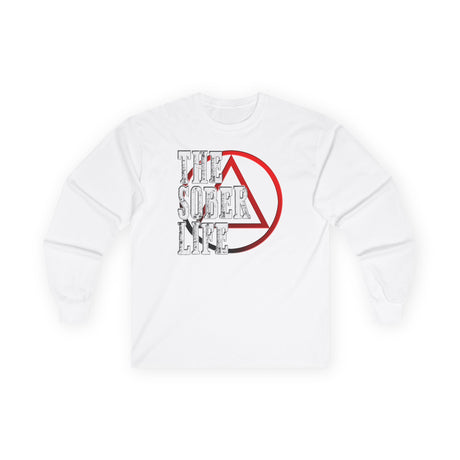 AA- The Sober Life Long Sleeve dtg Tee