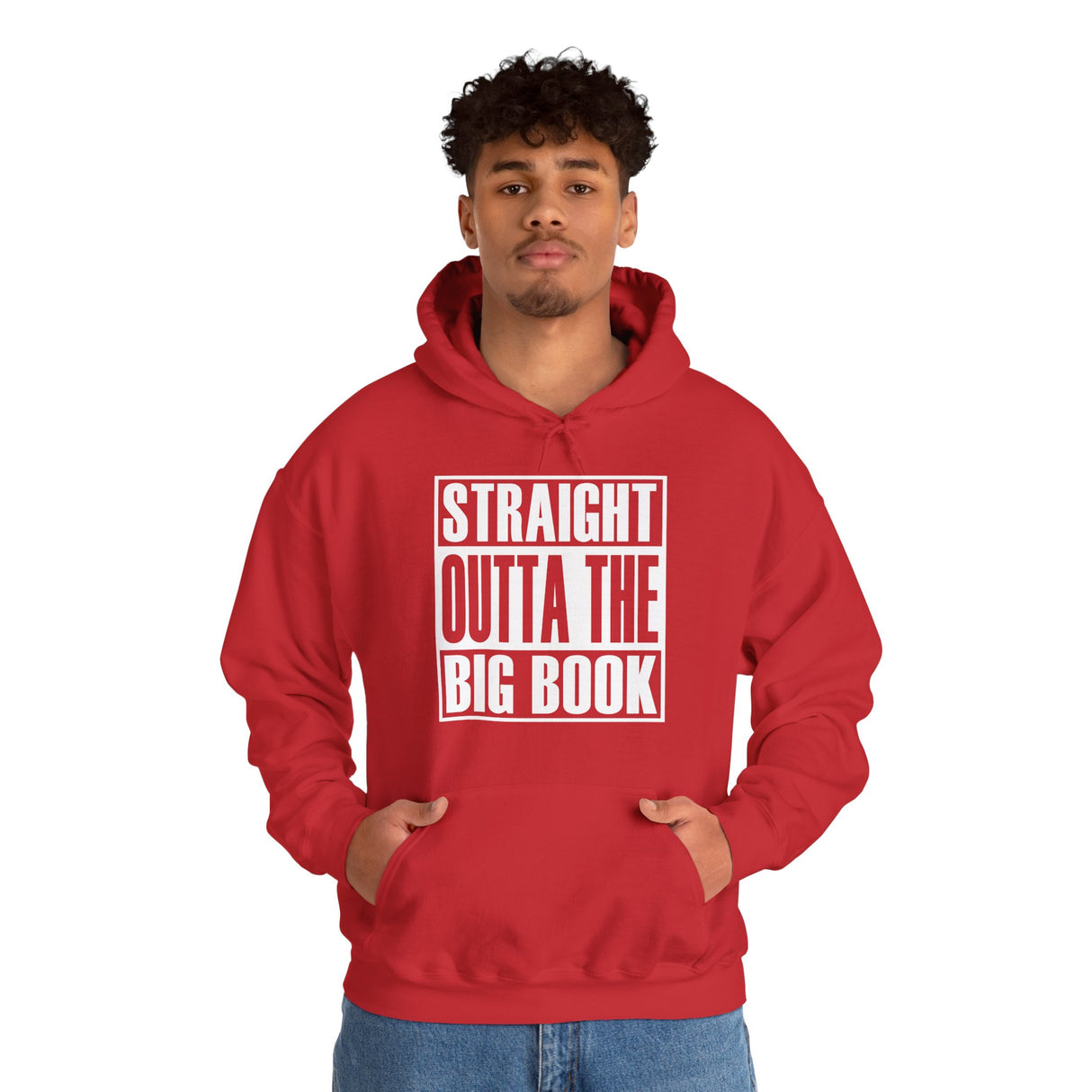 Straight Outta The Big Book AA dtg Hoodie