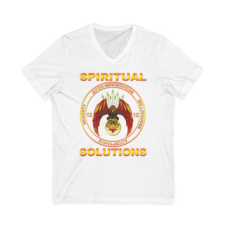 Spiritual Solutions V. 2 dtg V-Neck Tee