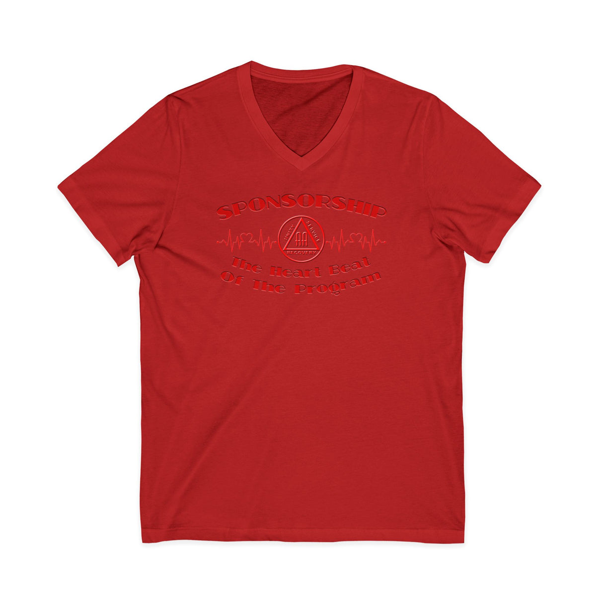 Sponsorship The Heartbeat AA V-Neck Tee