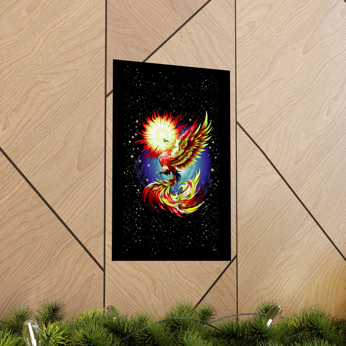 Pheonix Rising Vertical Posters