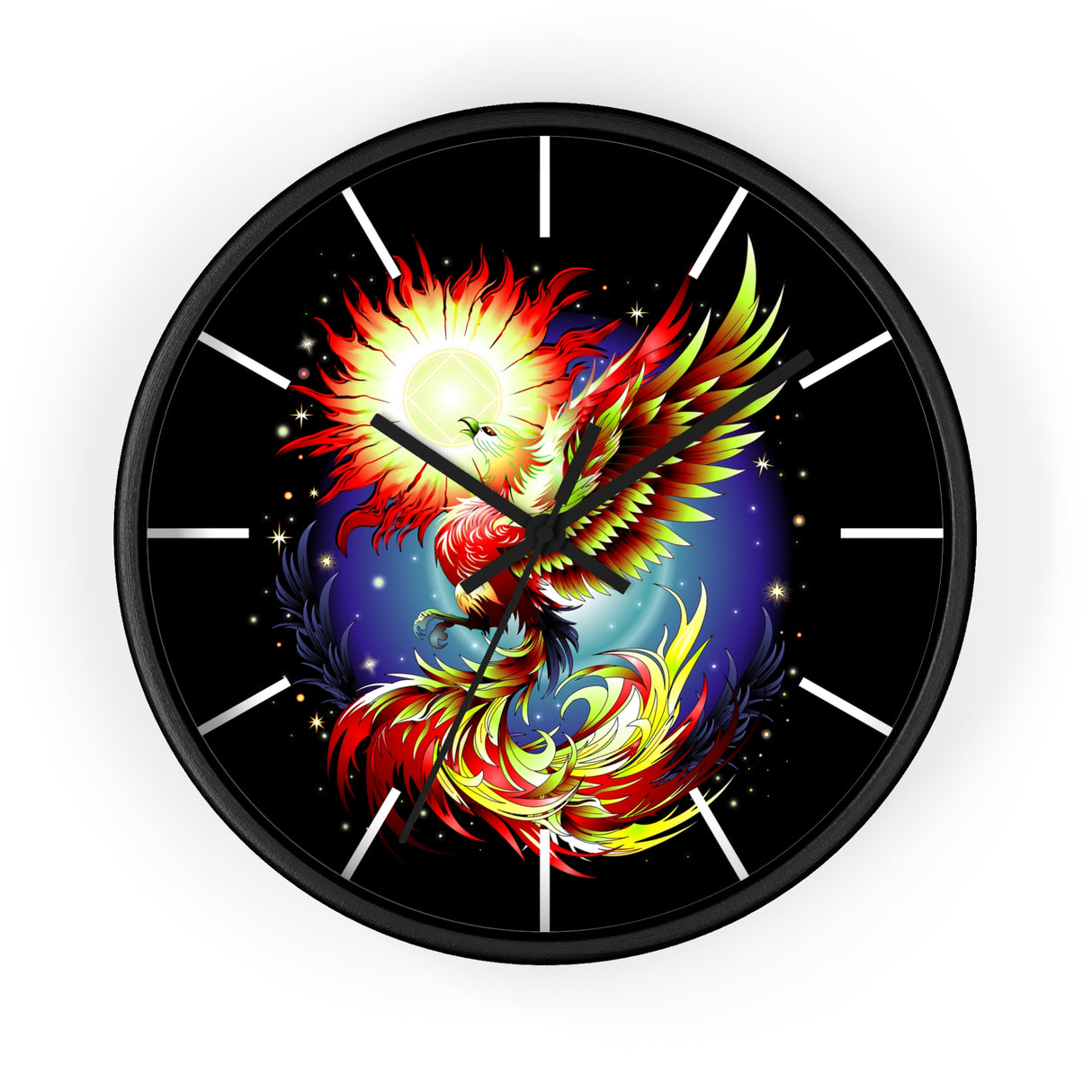 Phoenix Rising Wall clock