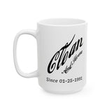 Cola Style Customized Ceramic Mug, (11oz, 15oz)