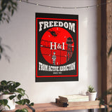 Freedom From Addiction Vertical Posters