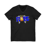 Hope Wings Graffiti Style dtg V-Neck Tee