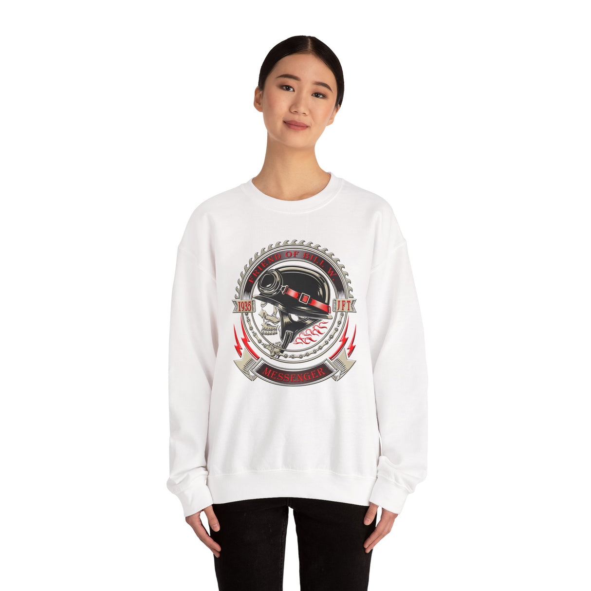 Billl W 1935 Messenger dtg Crewneck Sweatshirt