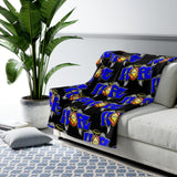 Hope Wings Graffiti  Fleece Blanket