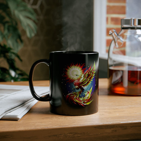 Phoenix Rising V.2 11oz Black Mug